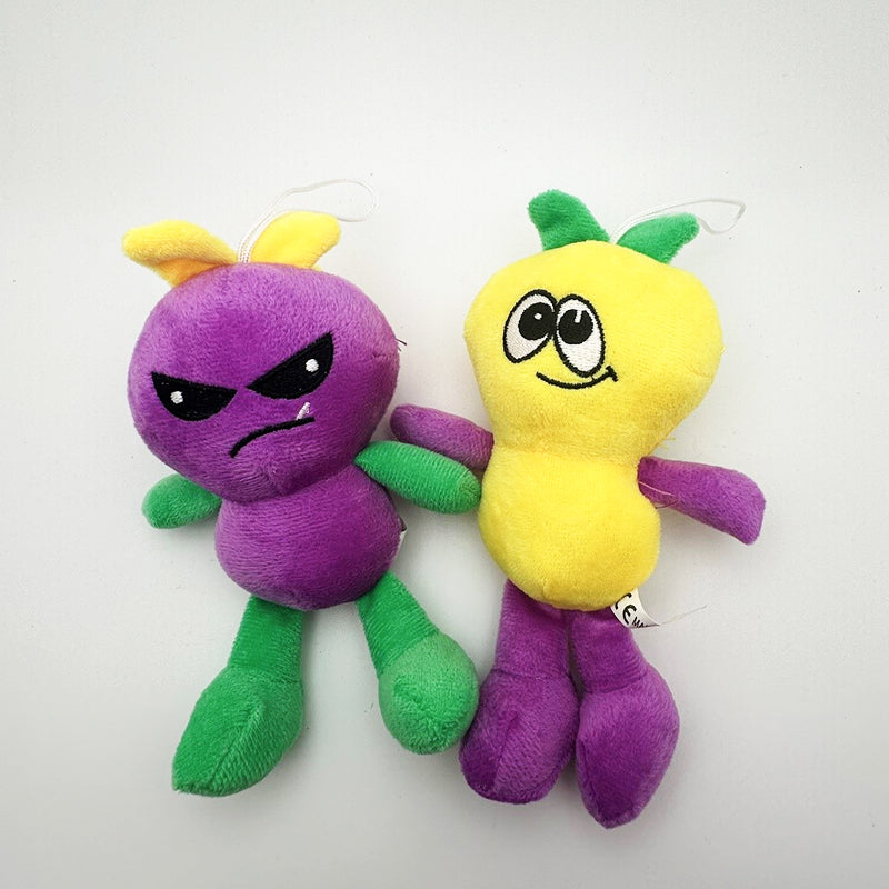 Plush Mardi Gras Aliens 6” 100% cotton