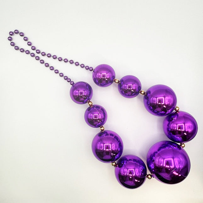 Purple 60mm 80mm 10mm jumbo beads
