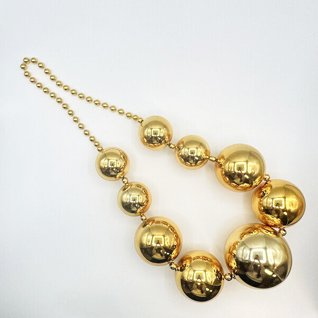 Gold 60mm 80mm 10mm jumbo beads