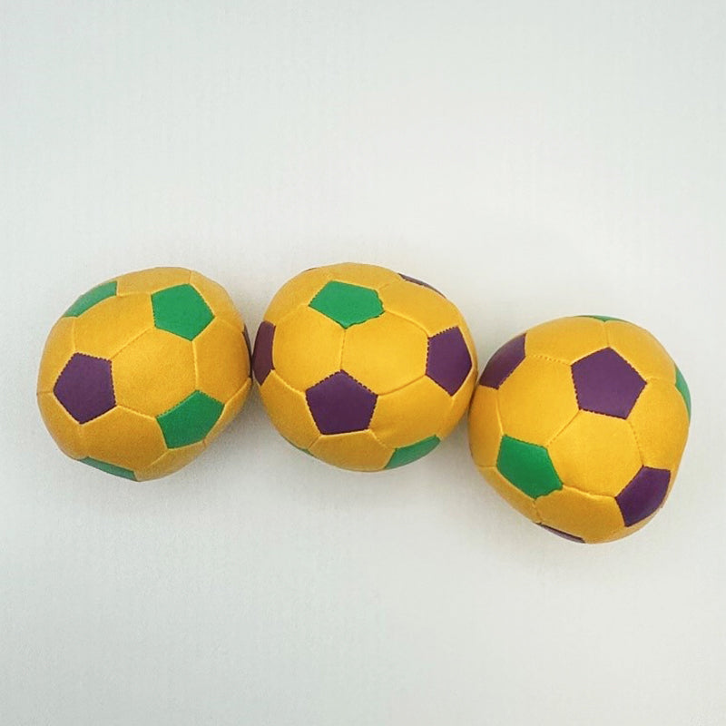 Mardi Gras Mini Soccer Balls