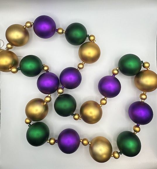 2 meter ball garland 19 pcs- 3 in ppg-matte